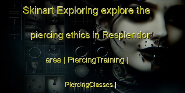 Skinart Exploring explore the piercing ethics in Resplendor area | PiercingTraining | PiercingClasses | SkinartTraining-Brazil
